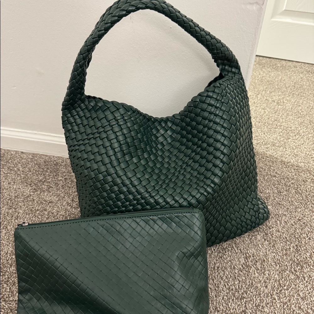 Green Shoulder Bag